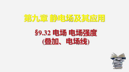 【高中物理】电场+电场强度(叠加、电场线)课件+高二上学期物理人教版(2019)必修第三册