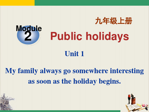 外研版英语九年级上册 Module2 Unit 1PPT