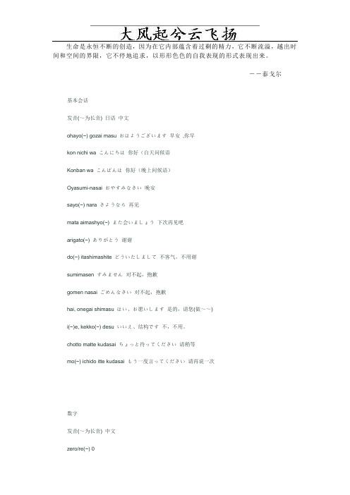 Tuuktq日语基本会话