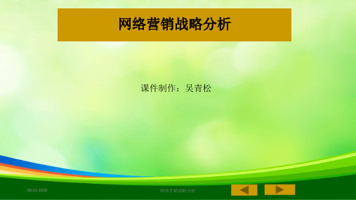 网络营销战略分析课件(ppt 78页)