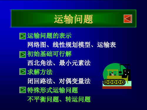 数学建模中优化模型之运输问题