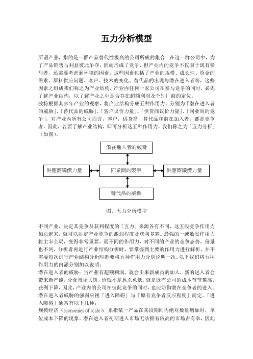 five-model 五力模型