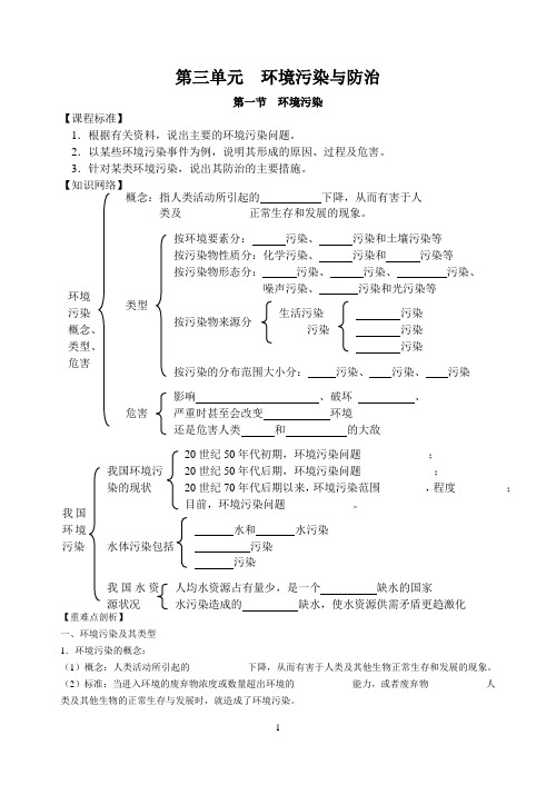 第三单元环境污染与防治(精)