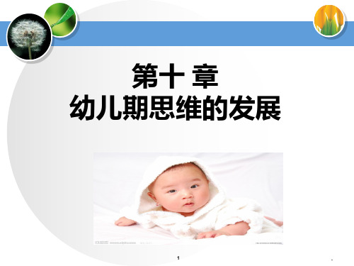 十幼儿思维的发展PPT课件