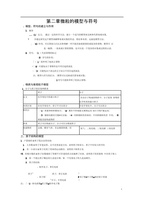 完整版浙江科学八年级下册第二章知识点