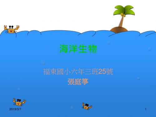 海洋生物-PPT文档资料