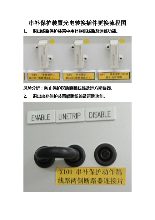 串补保护装置光电转换插件更换流程图