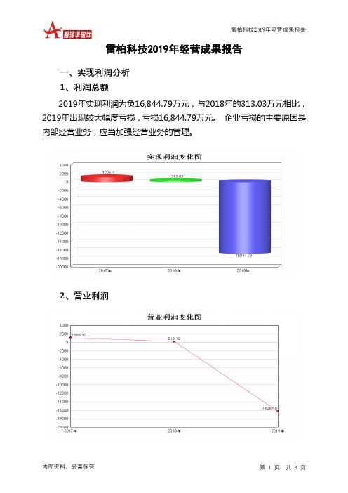 雷柏科技2019年经营成果报告