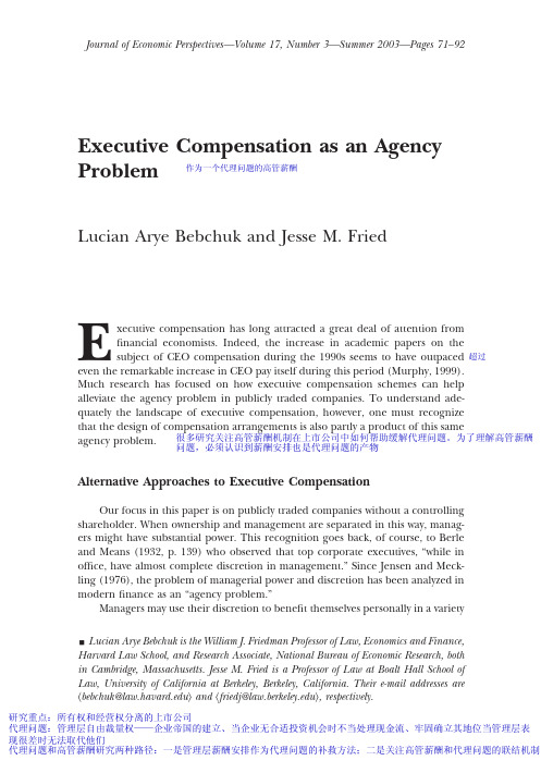 Executive Compensation