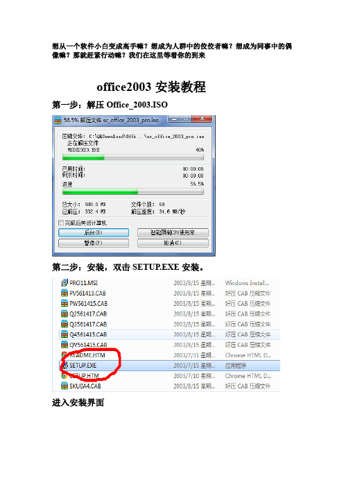 办公软件个版本的安装与激活