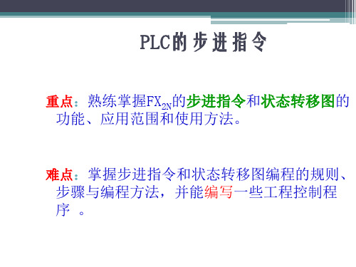 三菱plc步进指令学习加练习