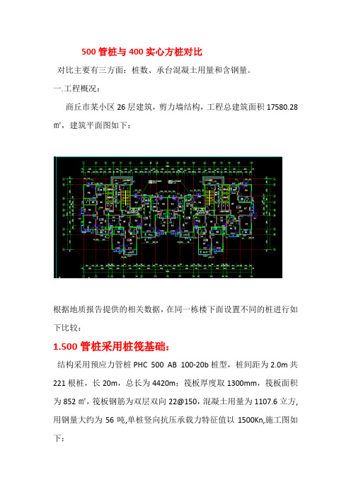 管桩对比-450讲解学习