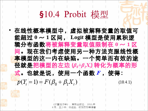 169-演示文稿-Probit模型