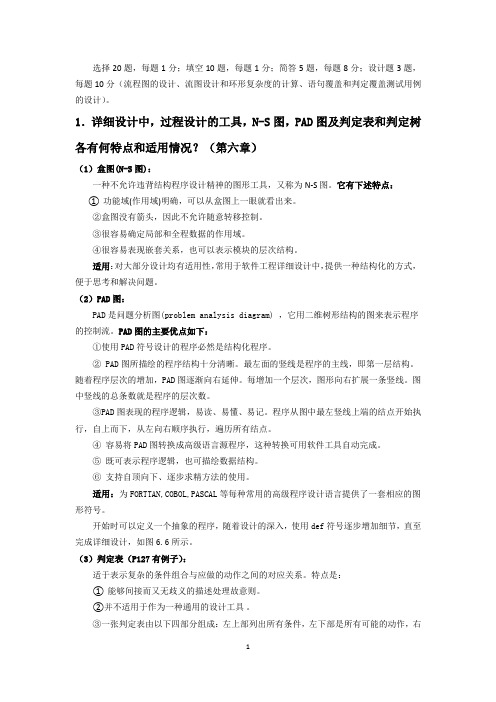 南京信息工程大学滨江学院李振宏《软件工程》期末复习32个考点完整版整理