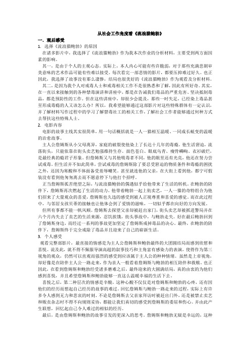 从社会工作视角看《流浪猫鲍勃》