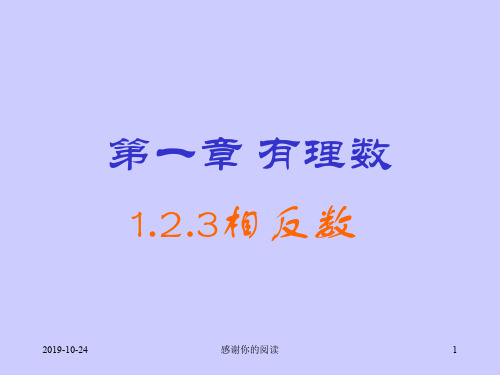 ((人教版))[[初一数学课件]]初一数学第一章有理数1.2.3《相反数》课件.ppt