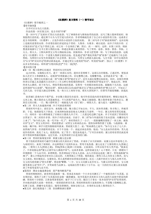 江苏高考《红楼梦》复习资料