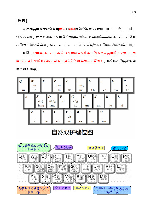 自然码双拼速成教学教学教材