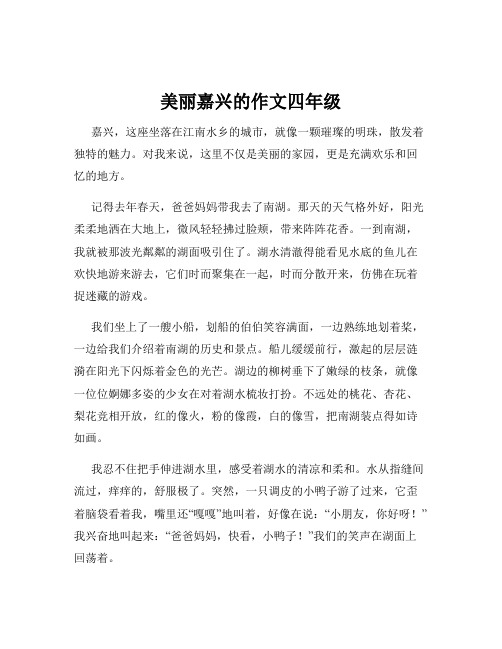 美丽嘉兴的作文四年级