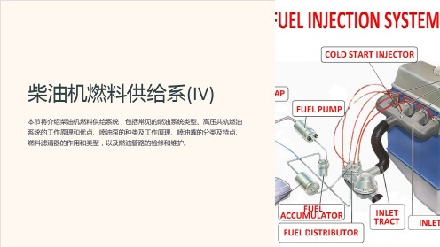 柴油机燃料供给系(IV)
