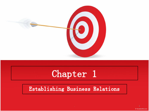商务英语口语Chapter1ppt课件