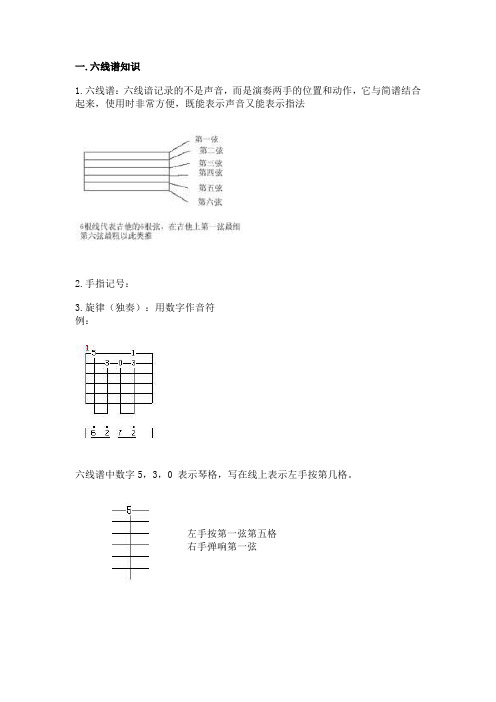 吉他入门素材