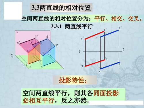 直线与点及两直线的相对位置