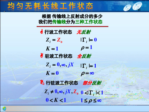 微波技术与天线-均匀无耗长线的工作状态