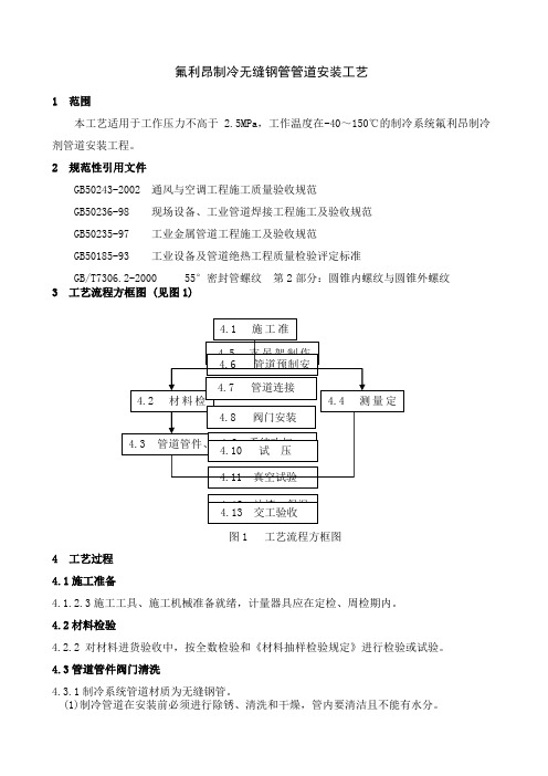 无缝钢管管道安装工艺