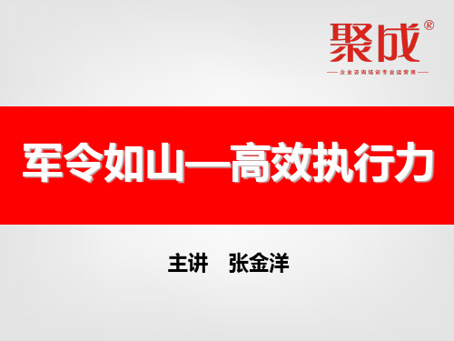 军令如山—高效执行力PPT课件