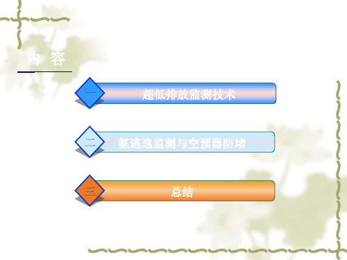燃煤电厂超低排放与烟气脱硝氨逃逸监测技术