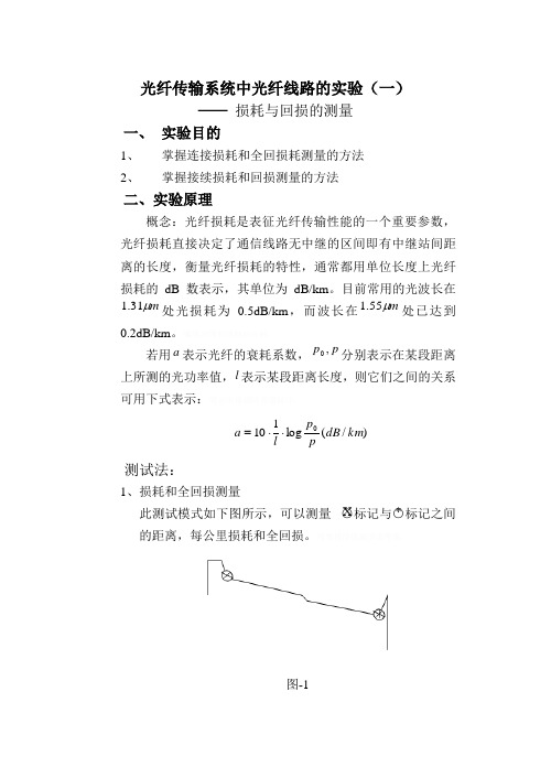 第七章光纤传输完整系统实验