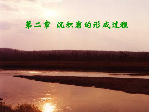 沉积学 第二章 沉积岩的形成和演化
