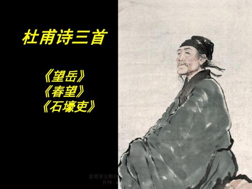 《杜甫诗三首》(课件+教案+练习)