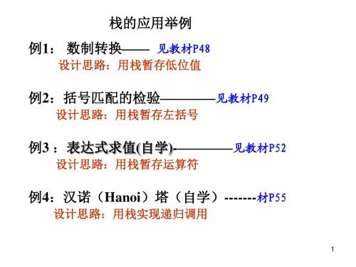 ch3-2 栈的应用