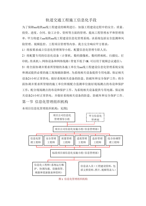 轨道交通工程施工信息化手段