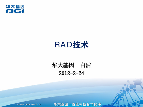 RAD技术 华大基因