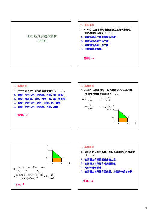 工程热力学题及解析-05-09