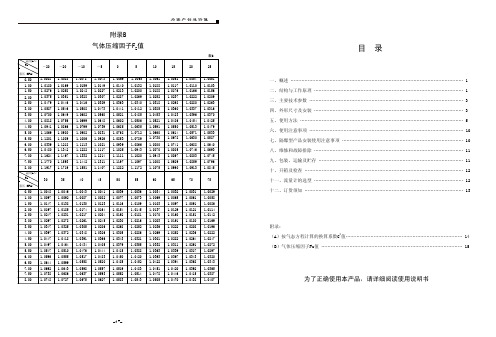 旋进漩涡气体流量计使用说明