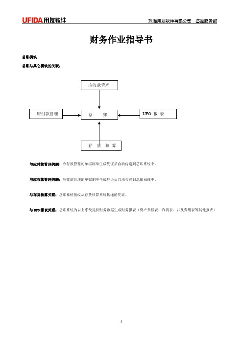 ERP财务操作手册