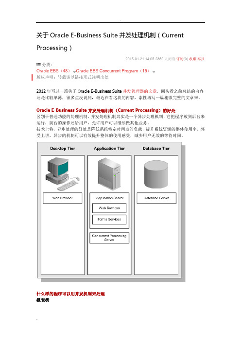 ORACLE-EBS并发管理器