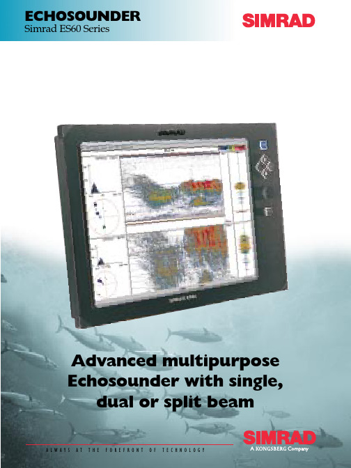 西马拉德ES60系列多功能渔探仪 单、双或分束声纳仪说明书