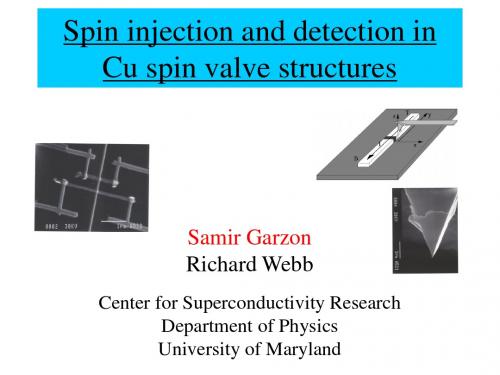 spin injection and detection