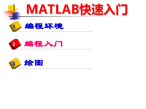 数值计算方法课程PPT(运用Matlab)