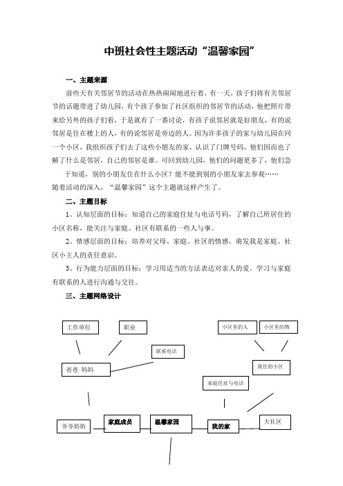 电大学前教育毕业作业(幼儿园教学活动设计与指导)范例 