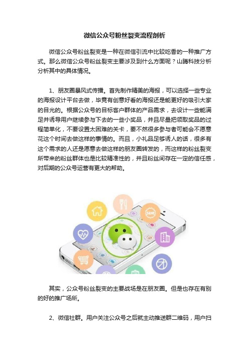 微信公众号粉丝裂变流程剖析