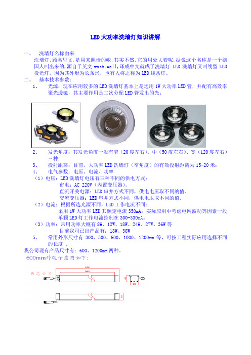 LED洗墙灯简介