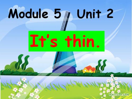 外研版一年级英语下册Module5Unit2It’sthin课件2