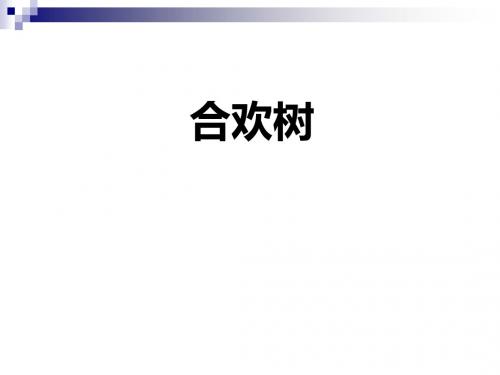 八年级语文下册4合欢树课件语文