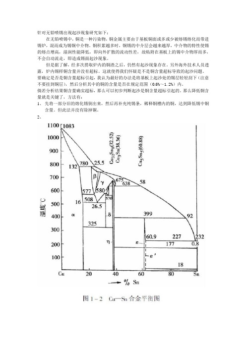 喷锡起沙处理方案